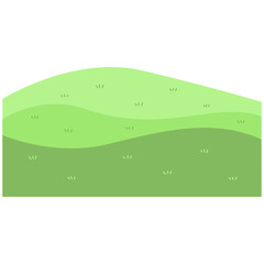 Green Field Illustration