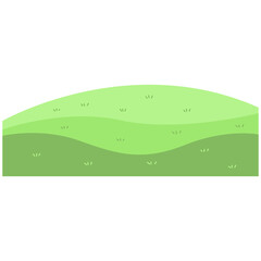 Green Field Illustration