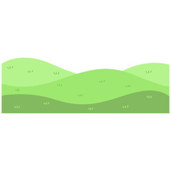 Green Field Illustration