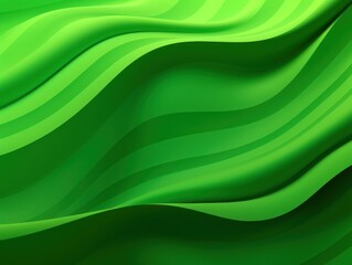 Green abstract wavy pattern in green color, monochrome background with copy space texture for display products blank copyspace for design text 