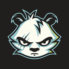 Mascot panda, mascot logo