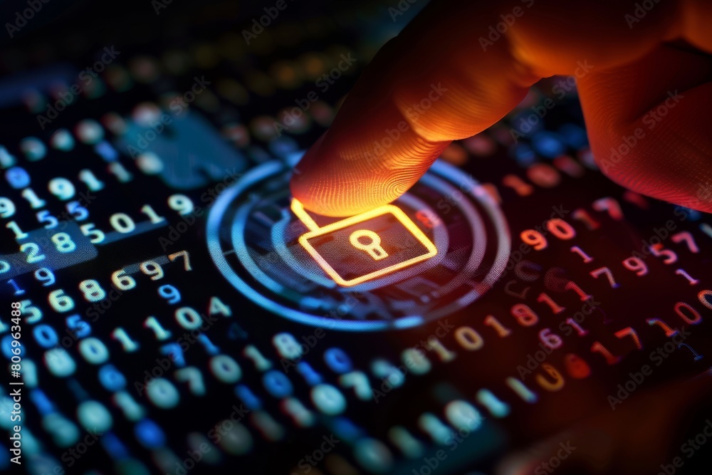 Aufkleber strengthen network security with robust firewall and antivirus protections to guard personal data an