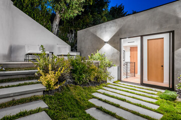 New construction home in Hollywood Hills, California