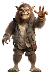 PNG Troll costume mammal ape