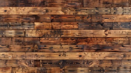 rustic hardwood floor texture background warm brown tones and natural wood grain patterns seamless 3d illustration for interior design