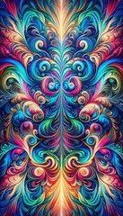 Obraz premium abstract fractal background