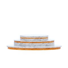 White Podium Aesthetic 3D Icon