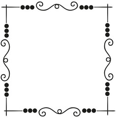 Vintage frame icon.Badge elements.Border label.
