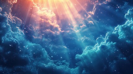 Obraz premium Abstract background of light from heaven