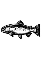 Trout Fishing Svg, Trout Fish Svg, Trout Svg, Trout Fish Clipart, Trout Fish Cricut, Fishing Svg, Trout Fish Vector, Trout Fishing Cut File, Trout Fish Silhouette, Fishing SVG