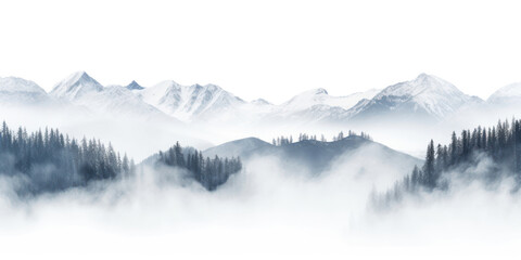 PNG A mountain scenery landscape nature snow