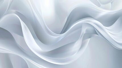 Soft blue abstract background with flowing curves reminiscent of luxurious fabric