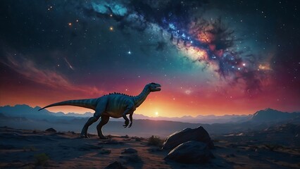 dragon in the night Dinosaurs Among the Stars 