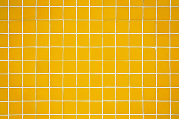 Dusty Yellow Tiles Wall Background Vintage Square Tiles