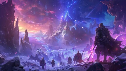 fantasy roleplaying online multiplayer gameplay ui design for aaa rpg video games industry