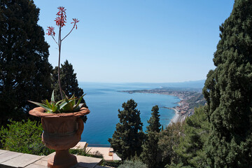 Sea view, Taormina, Sicily, Italy