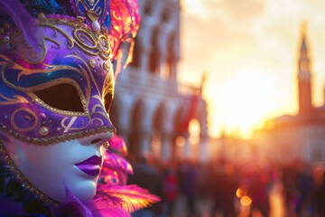 women's carnival mask hide face