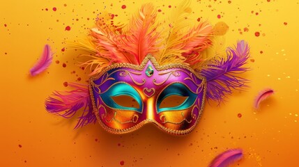 women's carnival mask hide face