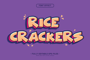 3d bold crackers logo style text effect-01