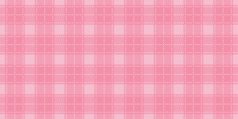 Buffalo plaid pattern in red and black. Seamless background