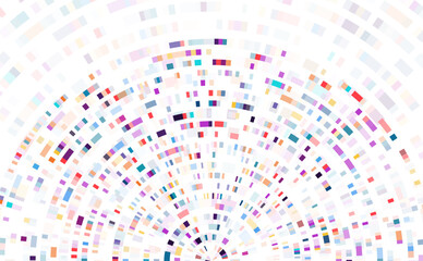 Dna test infographic. Genome sequence map.