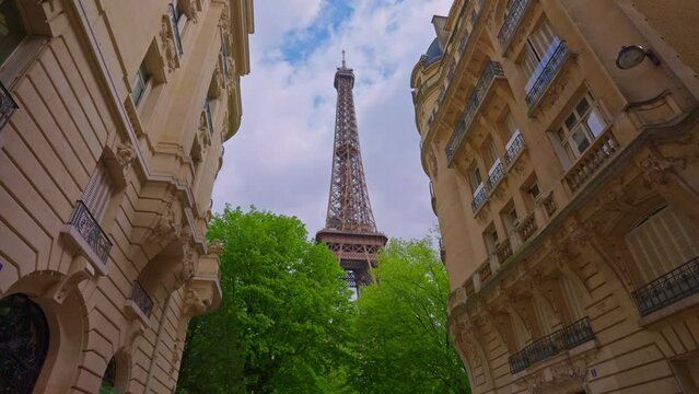 Modern sports basketball stadium in Paris prepared for the Summer Olympic Games in the French capital in 2024
