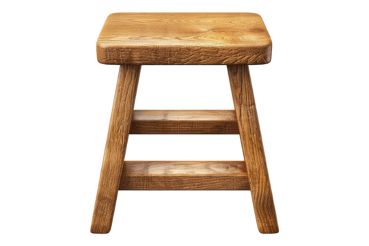 Step stool isolated on transparent background