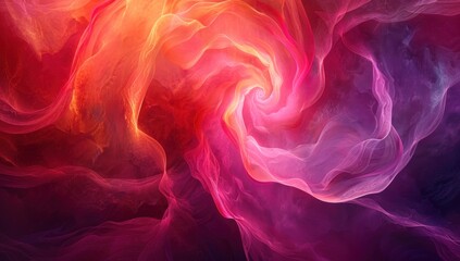 Fototapeta premium Abstract depiction of rheumatoid arthritis pain, with swirling patterns of inflammation in shades of red and purple.