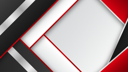 Modern red and white abstract background