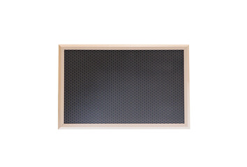 ventilation air vents isolated on cut out PNG or transparent background. ( honeycomb vents). Building or under ceiling wall. Making air suitable for breathing by diluting indoor air pollution.