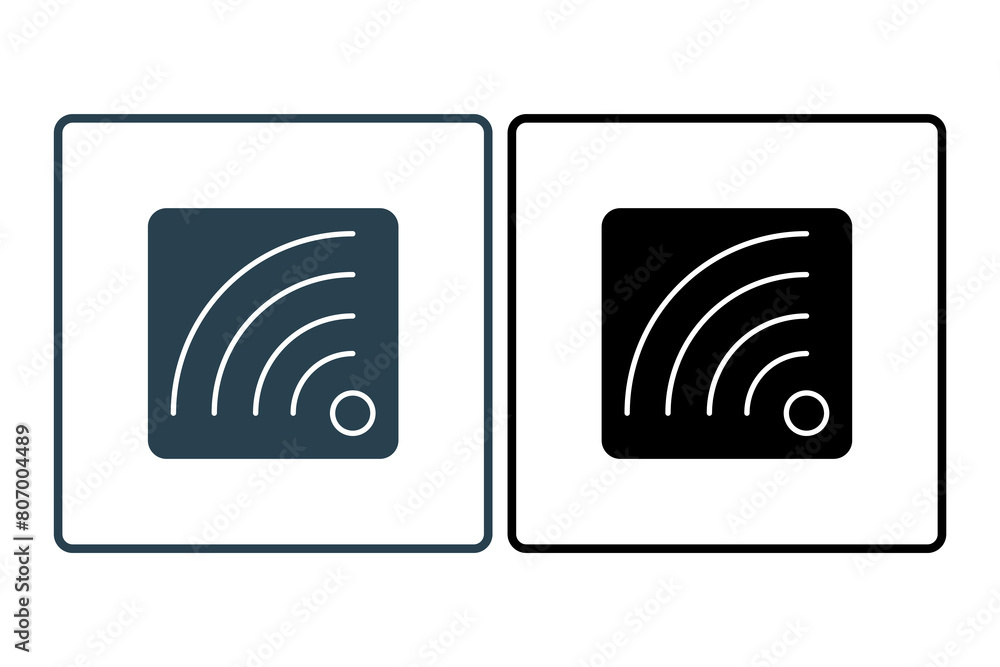Poster network icon. icon related to computer. suitable for web site, app, user interfaces, printable etc. 