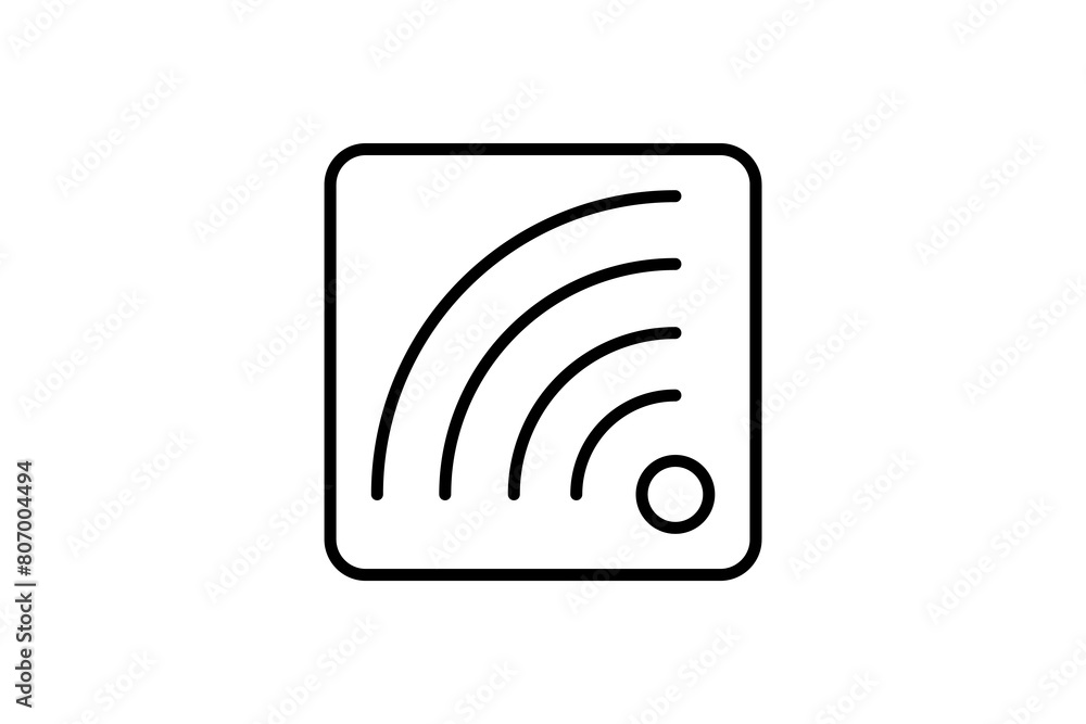 Poster network icon. icon related to computer. suitable for web site, app, user interfaces, printable etc. 