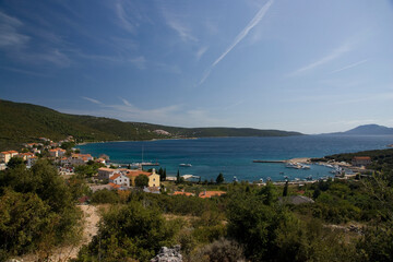 Adriatic coast on the island of Cres.