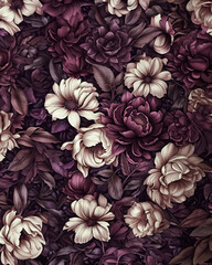 purple violet floral background