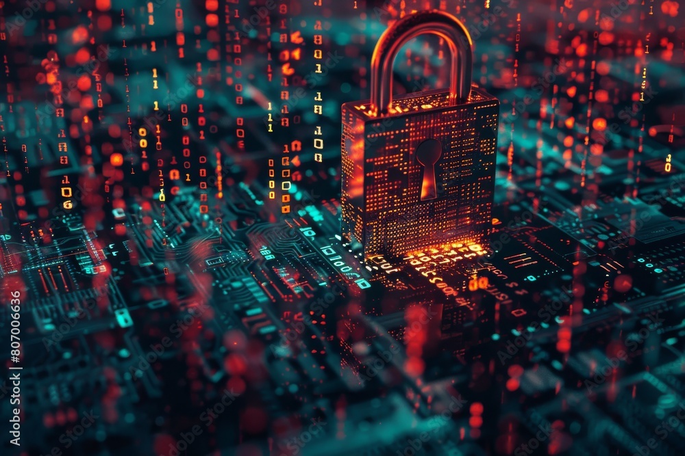 Poster secure, safe user data protection through private, decentralized security practices, powered by robu