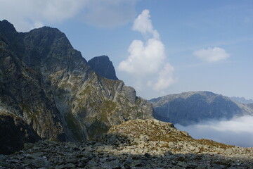 Trail to Rysy in the Polish Tatra Mountains.
