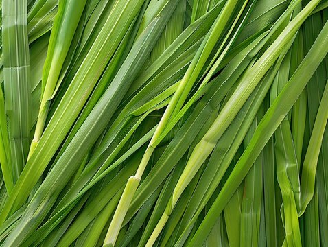 Fresh chives.Anh goc do AI tao ra