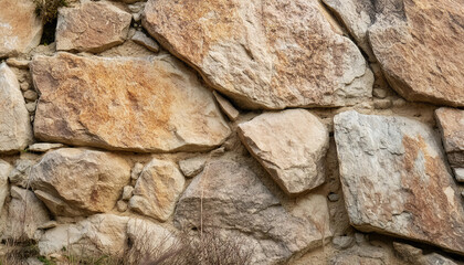Old stone wall texture Stone texture with natural pattern as background
