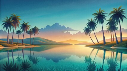 Nature landscape background