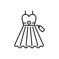 Dress vector icon