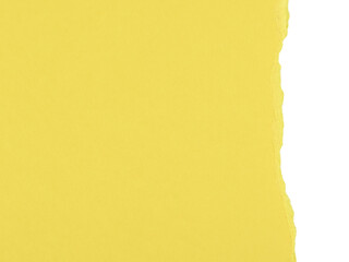 Cartulina rasgada de color amarillo, recurso gráfico