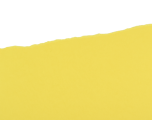 Cartulina rasgada de color amarillo, recurso gráfico