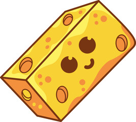 Cute Cheese Character