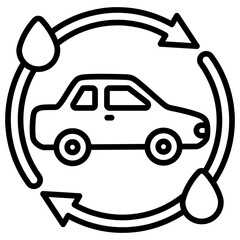 Obraz premium Car Icon
