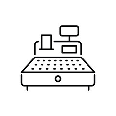 Cash Register vector icon