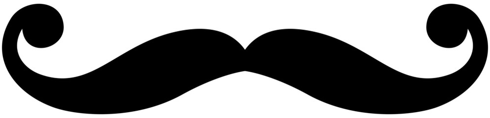 Mustache icon ,silhouette mustache ,gentleman sign, barbershop  icon,hipster mustache.