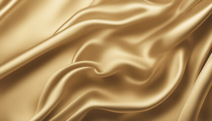 Fototapeta premium gold toned background, silk drapery backdrop