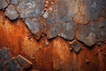 Grunge rusted metal stone wall background texture wallpaper