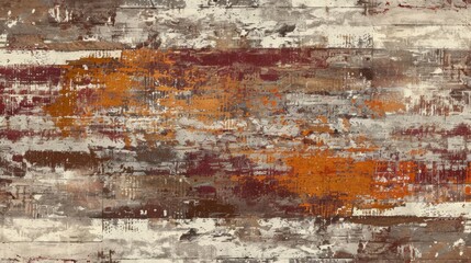 Obraz premium Abstract Artistic Texture with Rustic Orange and Brown Tones