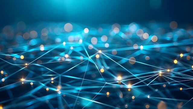 Navigating the Evolution of Network Connections in the Digital Ecosystem. Concept Internet of Things, 5G Technology, Cloud Computing, Data Security, Connectivity Trends